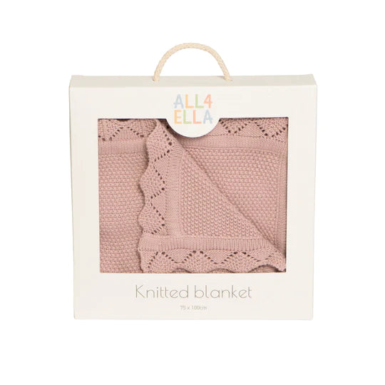 All4Ella Knitted Blanket
