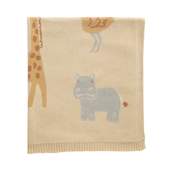 Living Textiles Jacquard Blanket - Wild Safari
