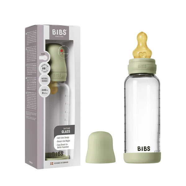 BIBS Baby Bottle Glass 240mL