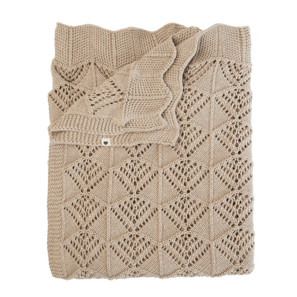 BIBS Knitted Blanket - Wavy