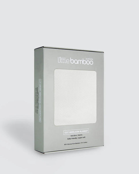 Little Bamboo Heirloom Cot Blanket