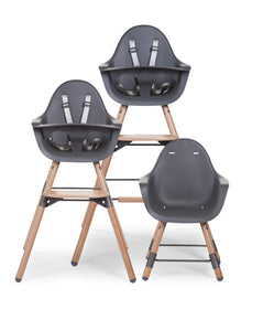 Evolu2 High Chair Anthracite with  XL Legs - Ex Display