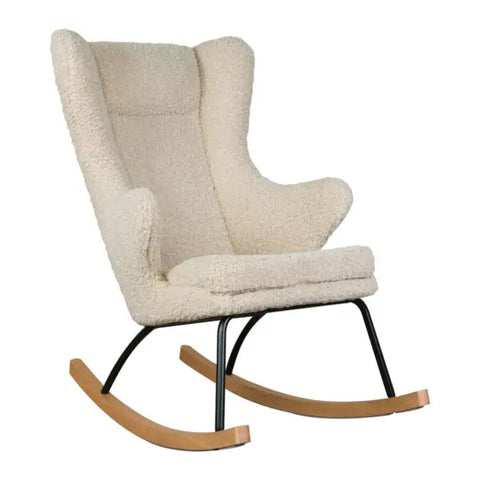 Quax Deluxe Rocking Chair - Textured Sheep
