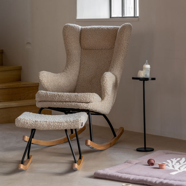 Quax Deluxe Rocking Chair - Textured Sheep