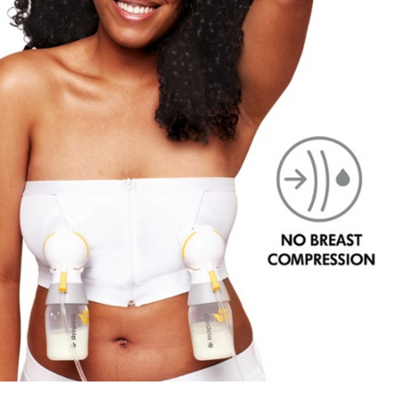 Medela Hands-free™ Pumping Bustier - White