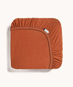 ErgoPouch Bedding - Single Bed Fitted Sheet Rust