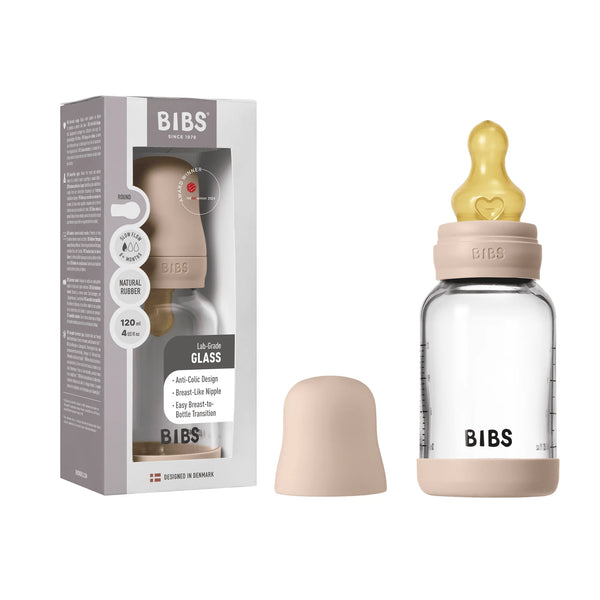 BIBS Baby Bottle Glass 120mL