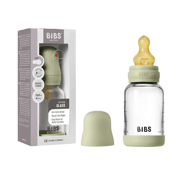 BIBS Baby Bottle Glass 120mL
