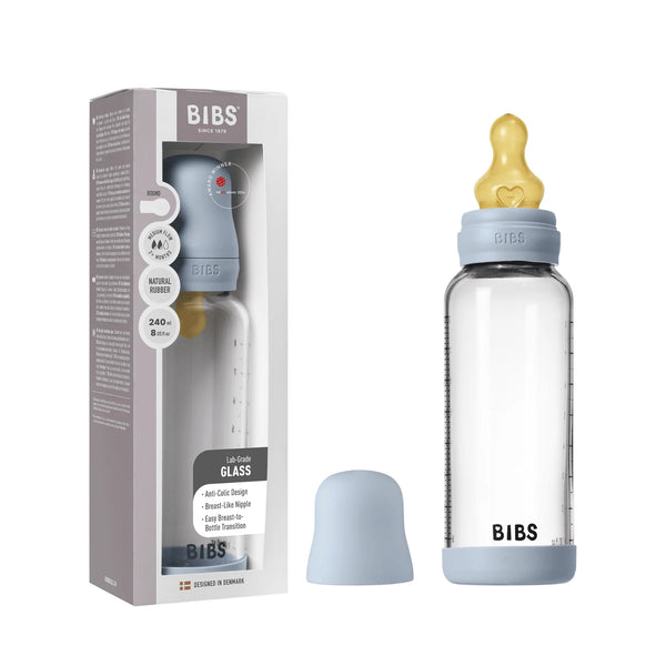BIBS Baby Bottle Glass 240mL