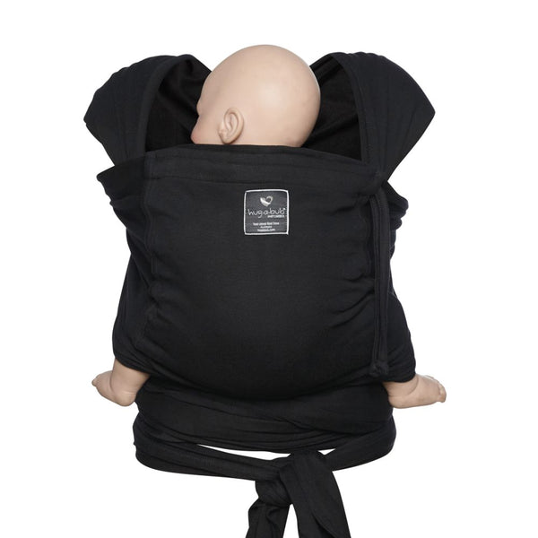 Hugabub Organic Wrap Carrier - Black