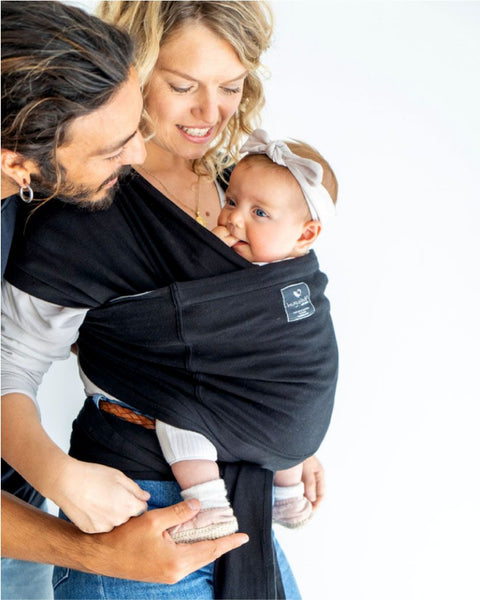 Hugabub Organic Wrap Carrier - Black