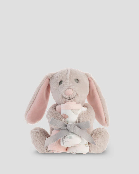 The Little Linen Co Soft Plush Baby Toy & Face Washers - Harvest Bunny