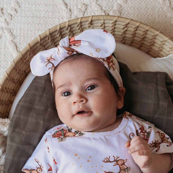 Snuggle Hunny Topknot - Patterned