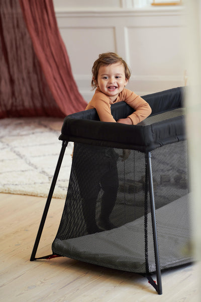 BabyBjorn Travel Cot - Black Mesh
