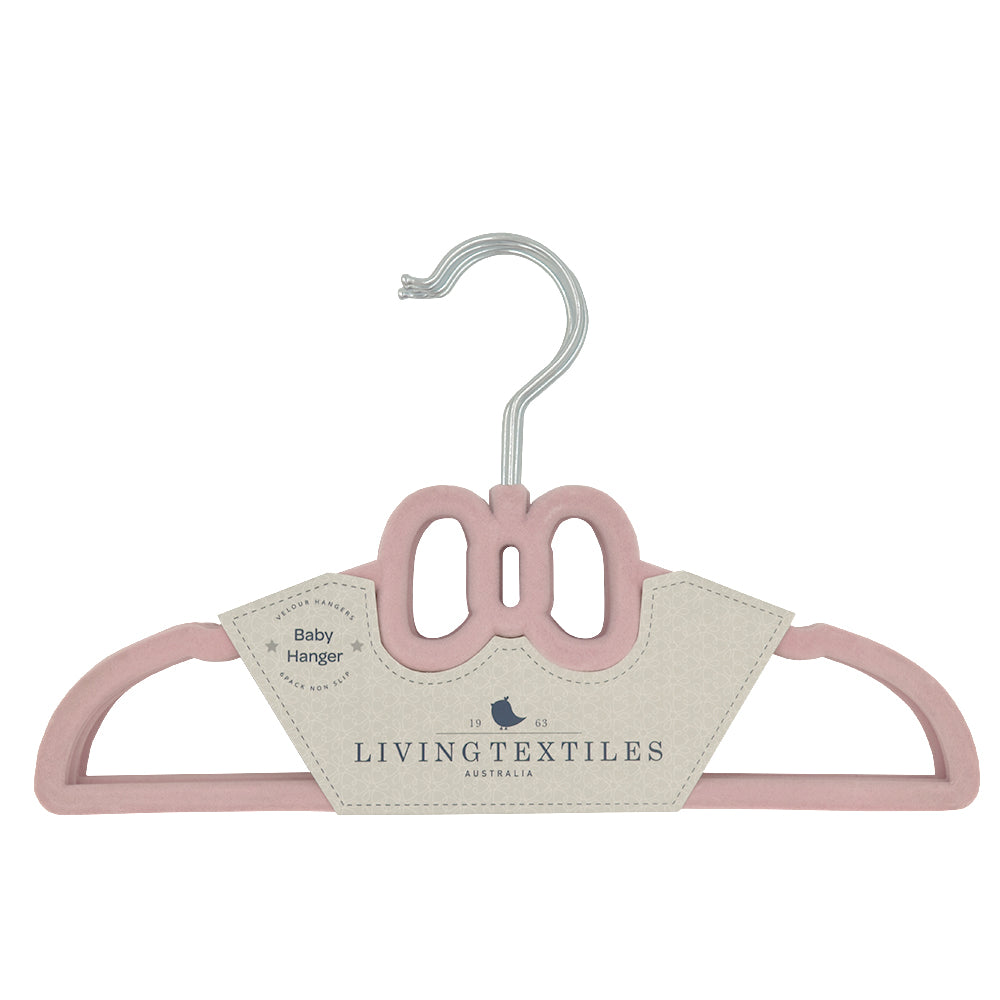Living Textiles - 6-Pack Baby Coat Hangers - Nappies Direct