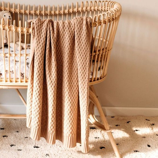 Snuggle Hunny Knitted Baby Blanket