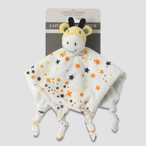 The Little Linen Co Lovie Comforter - Giraffe Star