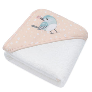 Living Textiles Hooded Towel - Ava Birds