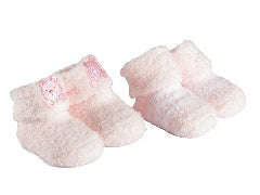 Playette Chenille Bootie Socks 2pk - Pink