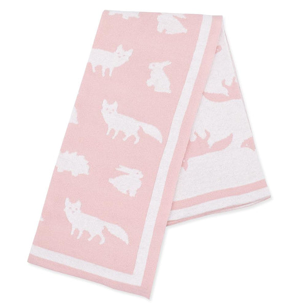 Lolli Living Forest Friends Pram Knitted Blanket