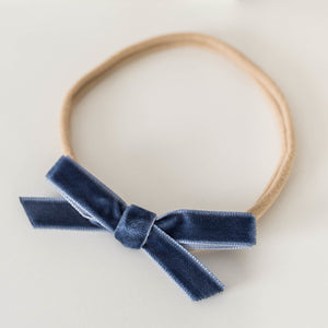 Snuggle Hunny Velvet Petite Bow Headband