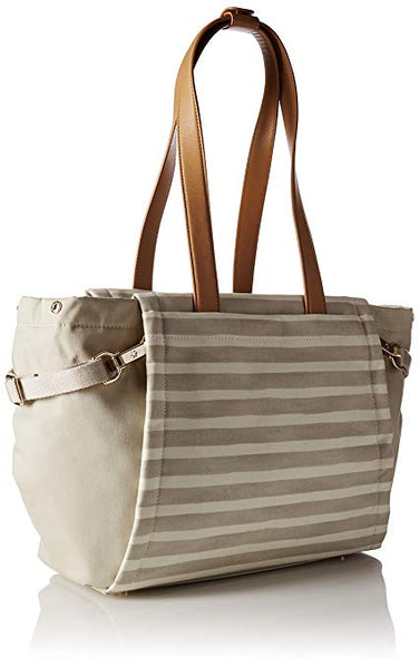 Skip Hop Highline Tote Oyster Stripe