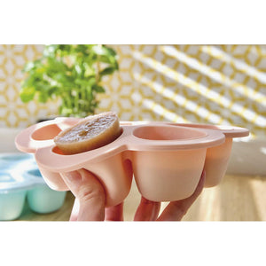 Beaba Silicone Multiportions Freeze Pots 90ml - Pink