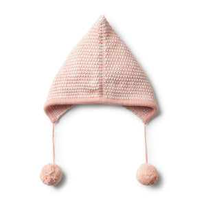 Wilson & Frenchy Strawberry & Cream Knitted Bonnet