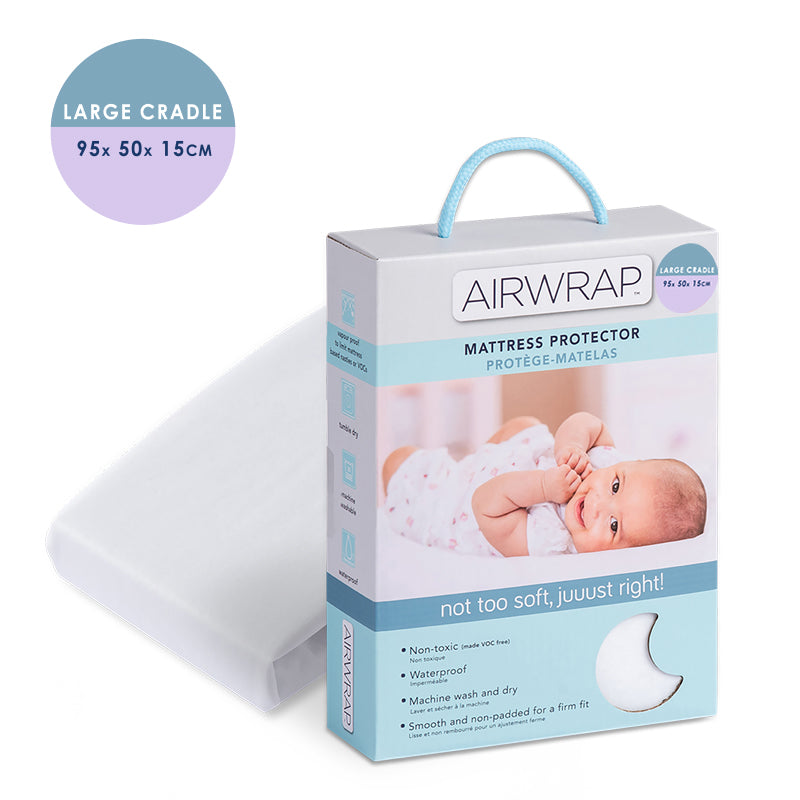 Airwrap Mattress Protector Large Cradle Baby Junction