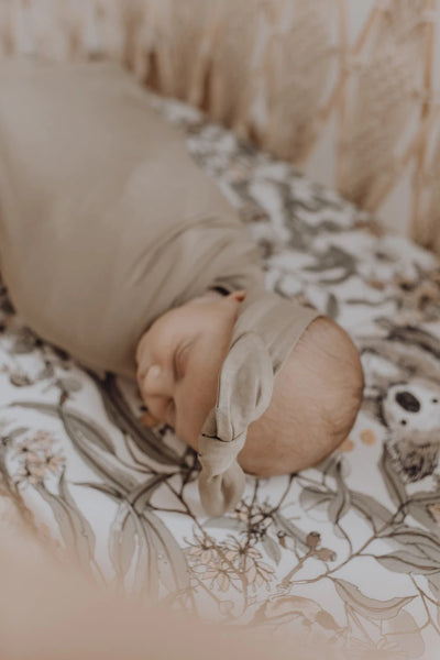 Luna's Treasures Jersey Topknot Headband - Pine