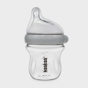 Haakaa Glass Baby Bottle 120ml