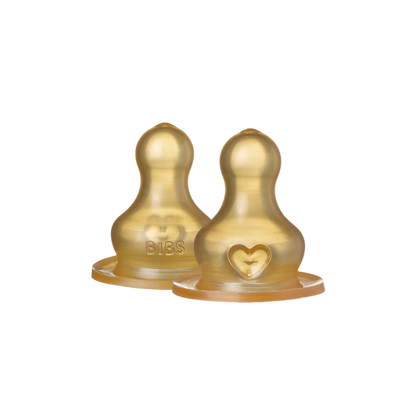 BIBS Replacement Bottle Nipple 2pk - Latex