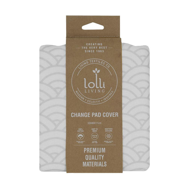 Lolli Living Oceania Change pad cover - Waves