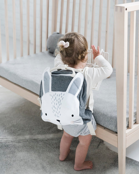 Mister Fly Backpack - Grey Bunny
