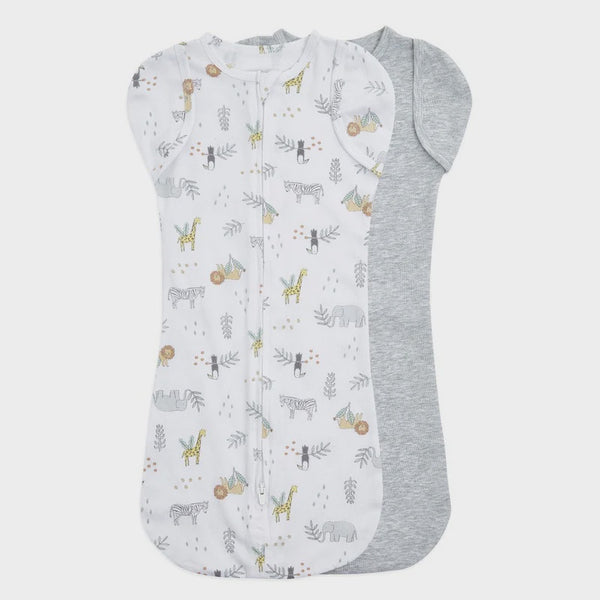 Aden + Anais Essentials Snug Swaddles 2pk - Savannah Spots