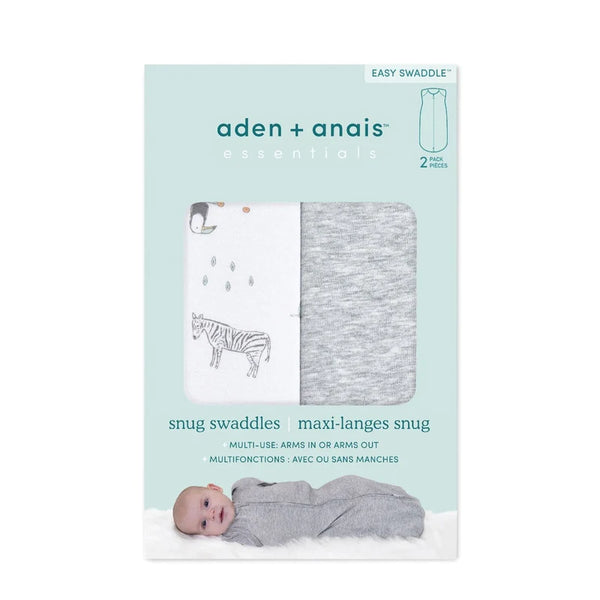 Aden + Anais Essentials Snug Swaddles 2pk - Savannah Spots