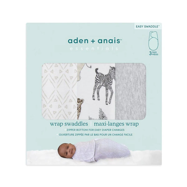 Aden + Anais Essentials Wrap Swaddles 3pk - Toile