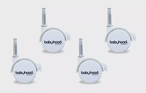 Babyhood Standard Cot Castors (set) for Lulu Cot