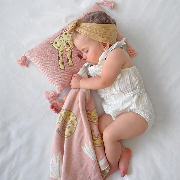 Lolli Living Tropical Pram Knitted Blanket