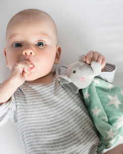 The Little Linen Co Lovie Comforter - Elephant Star