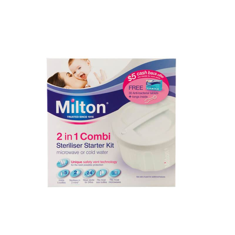 Milton in Combi Steriliser Starter Kit