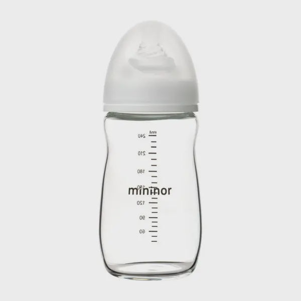 Mininor Baby Bottle – Glass 240 ml
