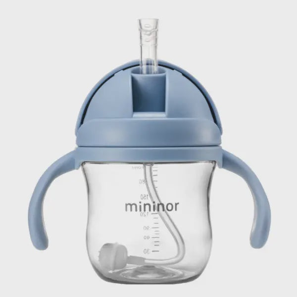 Mininor Straw Bottle – Nordic Sky Blue