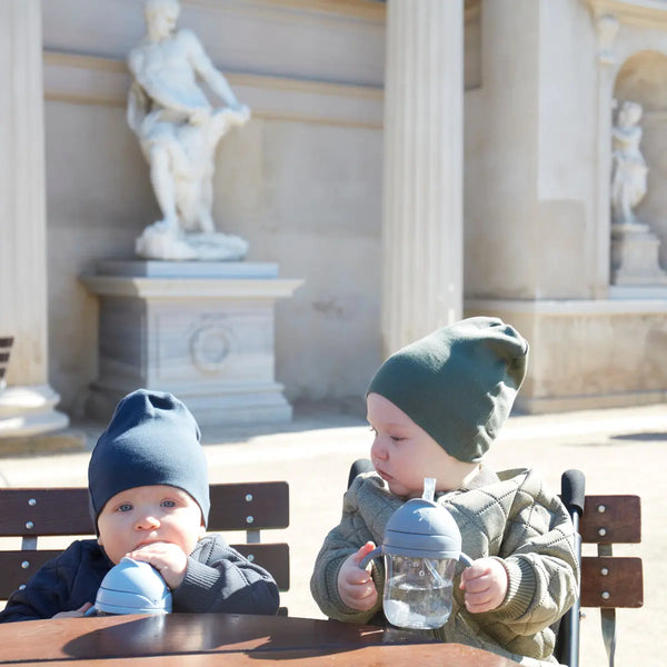 Mininor Straw Bottle – Seal Grey