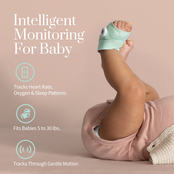 Owlet Smart Sock 3 Baby Monitor - Dusty Rose