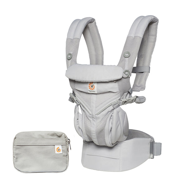 Ergobaby Omni 360 Cool Air Mesh Baby Carrier-Pearl Grey