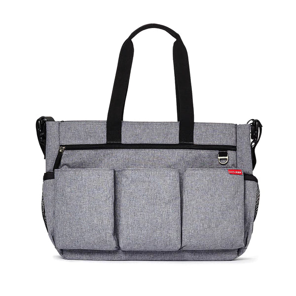 Skip Hop Duo Signature Double Diaper Bag - Heather Grey