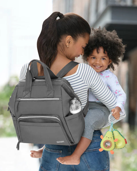 Skip Hop Main Frame Wide Open Backpack - Charcoal