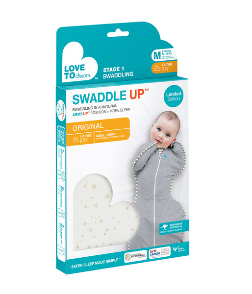 Love to Dream Swaddle Up Limited Edition - White Sparkle