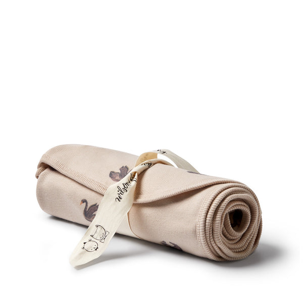 Wilson & Frenchy Organic Rib Bunny Rug Little Swan